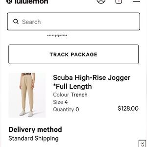 Lululemon Scuba High-Rise Jogger - Trench